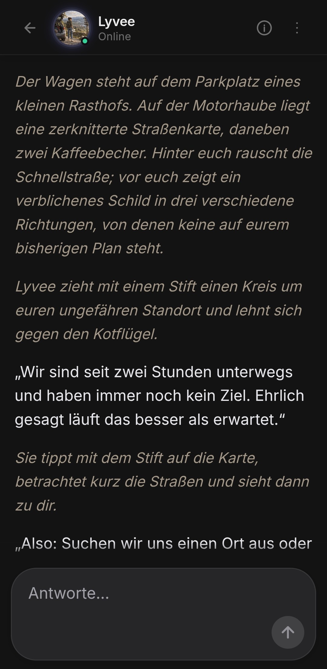 Ryokan auf Android: Geschichten-Chat mit Lyvee